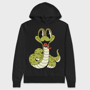 Snake Cute, Unisex Men's Hoodie