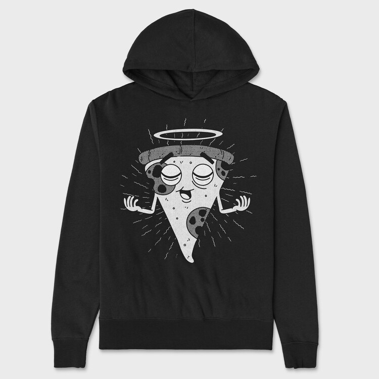 Sacred Pizza, Unisex Men's Hoodie