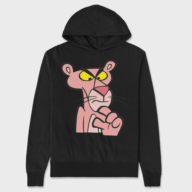 Cartoon Retro Pink Panter 6, Unisex Men's Hoodie