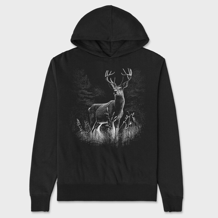 Deer, Unisex Men's Hoodie
