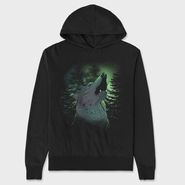 Howling Wolf Green, Унисекс Мъжко Суичър