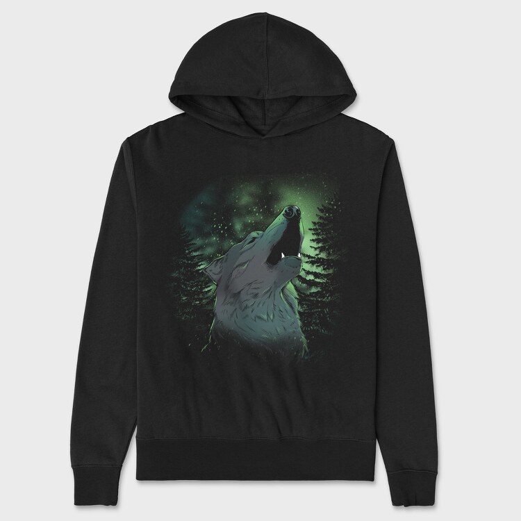 Howling Wolf Green, Унисекс Мъжко Суичър