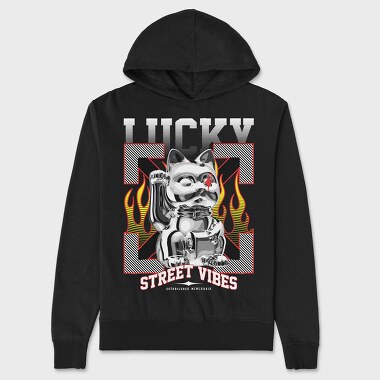 Unisex Men's Hoodie, Lucky 2