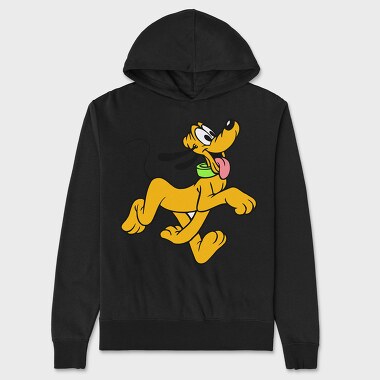 Cartoon Retro Pluto 2, Unisex Men's Hoodie