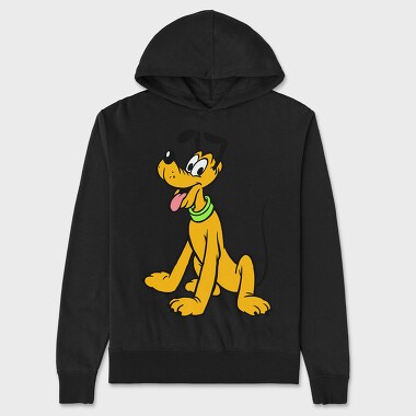 Cartoon Retro Pluto 5, Unisex Men's Hoodie