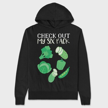 Greens Six Pack, Unisex Men's Hoodie
