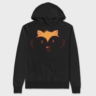 Fox Face, Unisex Men's Hoodie