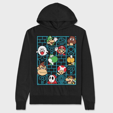 Mario Bros, Унисекс Мъжко Суичър