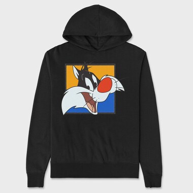 Cartoon Retro Silvestre 2, Unisex Men's Hoodie