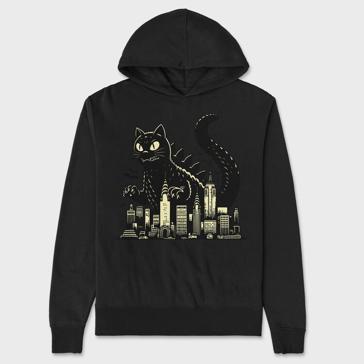 Catzilla 3, Unisex Men's Hoodie
