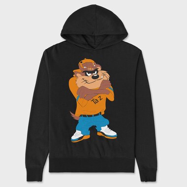 Cartoon Retro Tazmania 3, Unisex Men's Hoodie