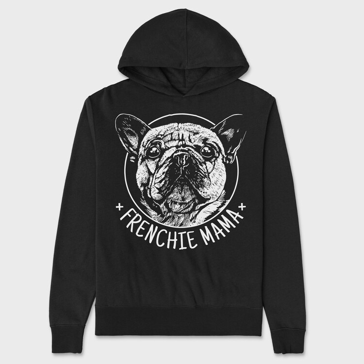 Frenchie Mama, Унисекс Мъжко Суичър