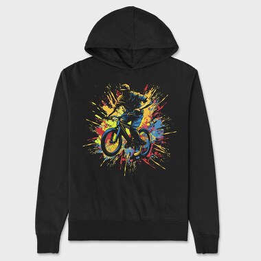 Colorful Bmx, Unisex Men's Hoodie