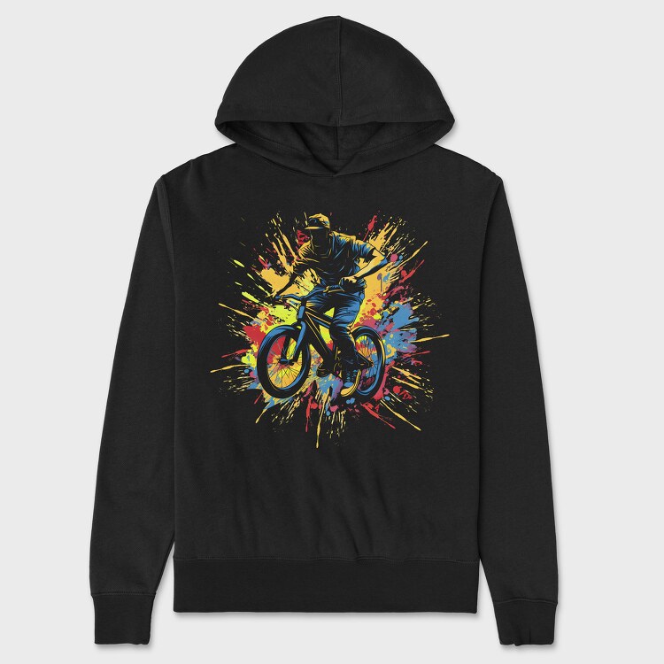 Colorful Bmx, Unisex Men's Hoodie