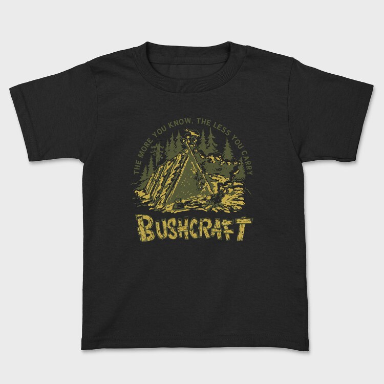 The More You Know the Less You Carry, Kids' T-Shirt