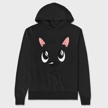 Cute Puppy Face, Unisex Men's Hoodie