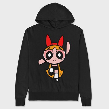 Cartoon Retro the Powerpuff Girls 5, Unisex Men's Hoodie