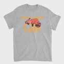 Banana Riding Bike, Unisex Men's T-Shirt