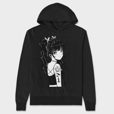 Anime Dark Cute, Unisex Men's Hoodie