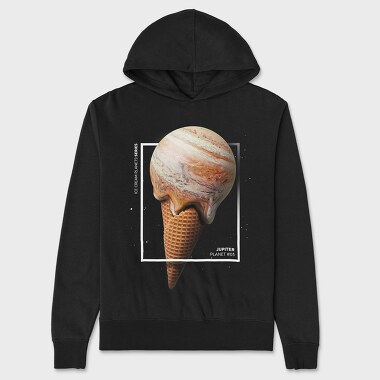 Jupiter Ice Cream, Unisex Men's Hoodie