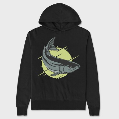 Fish Atlantic Salmon, Unisex Men's Hoodie