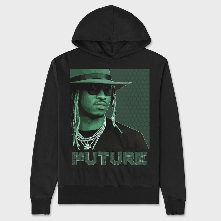 Future Green, Unisex Men's Hoodie