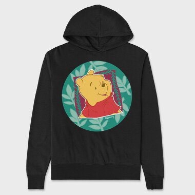 Cartoon Retro Winnie the Pooh 3, Unisex Men's Hoodie