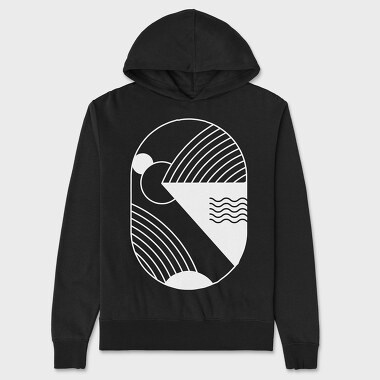 Minimal Geometric 2, Unisex Men's Hoodie