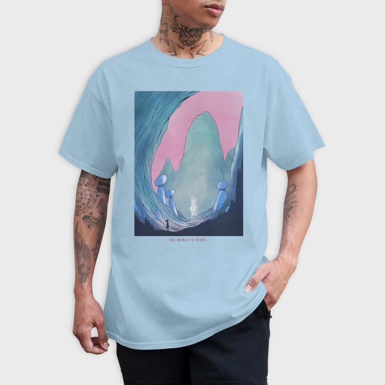 Fish Golden, Unisex Men's T-Shirt