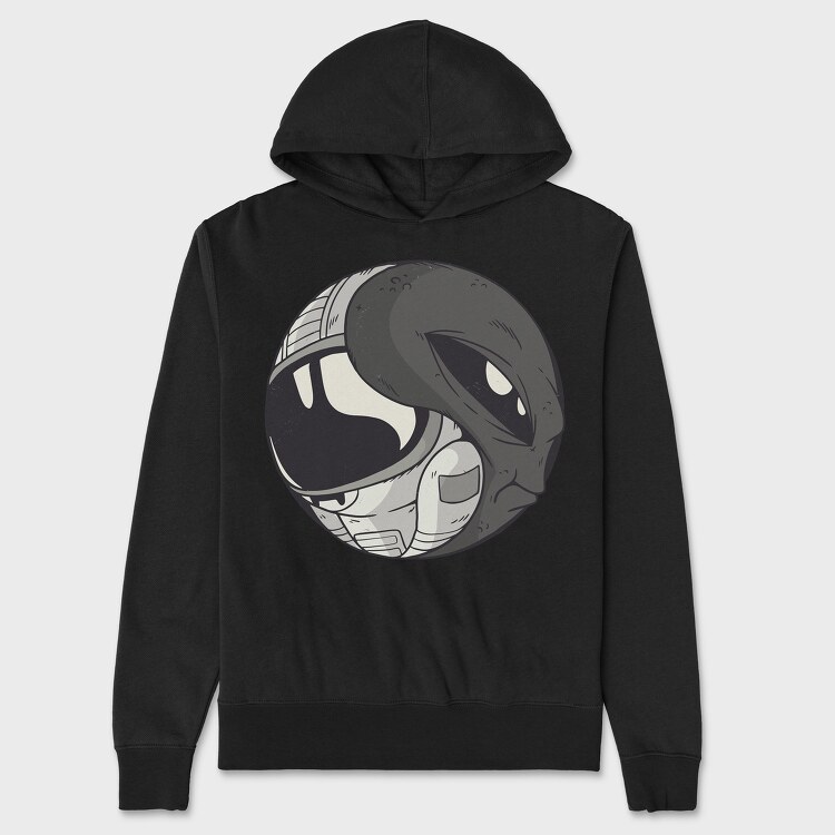 Space Yin & Yang, Унисекс Мъжко Суичър