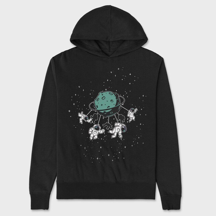 Astronaut Carousel, Unisex Men's Hoodie