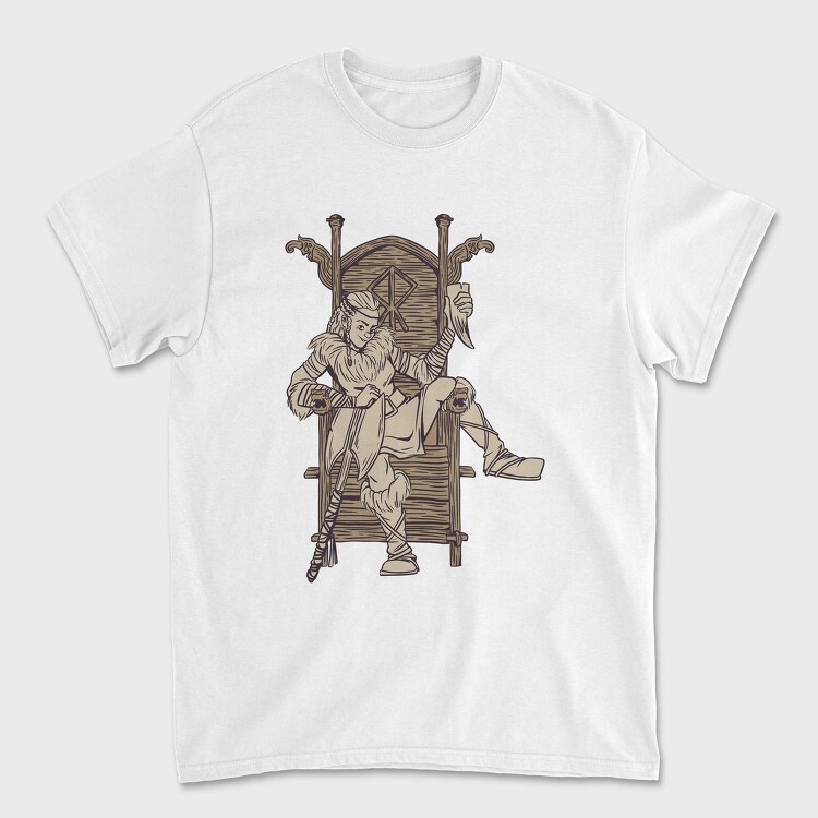 Viking Lady, Unisex Men's T-Shirt