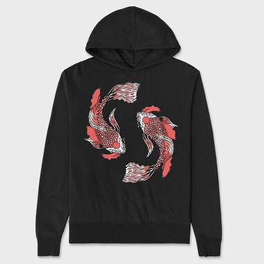 Fish Koi, Унисекс Мъжко Суичър