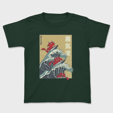 Kids' T-Shirt, Big Wave Dragons
