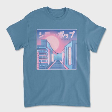 City Vaporwave, Unisex Men's T-Shirt