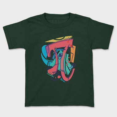 Cubist Pi, Kids' T-Shirt