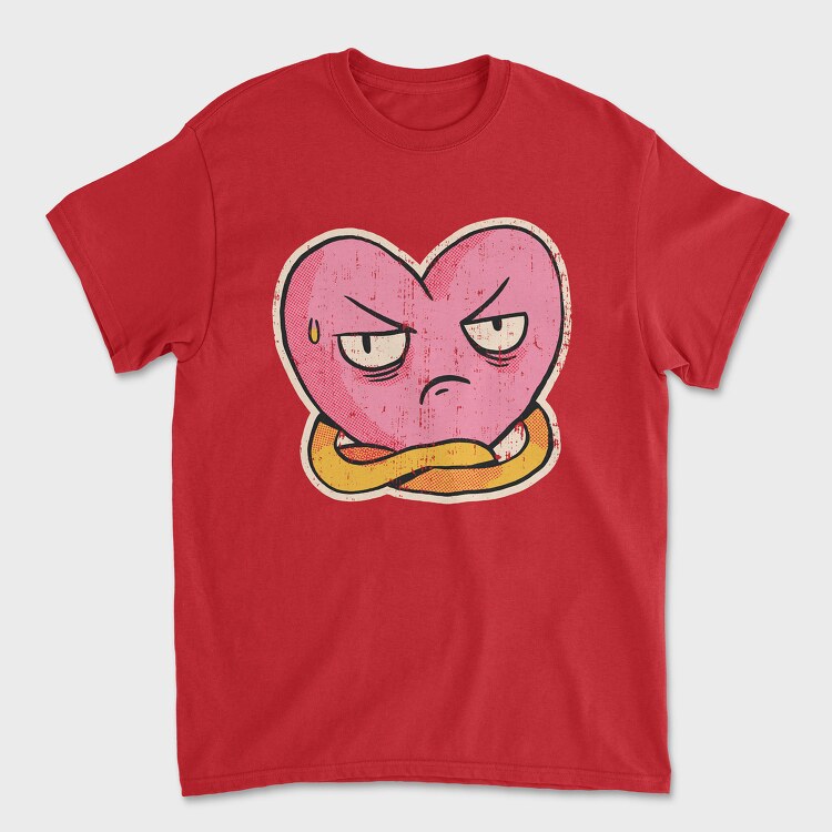 Disgusted Heart, Unisex Men's T-Shirt