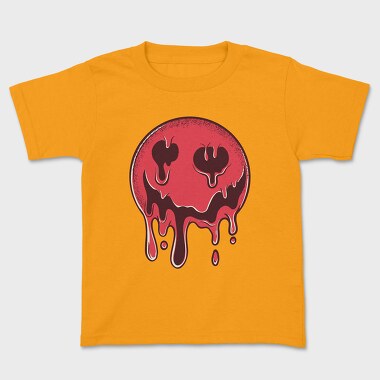 Droopy Smiley Face, Kids' T-Shirt