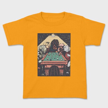 Big Dogs Billard, Kids' T-Shirt