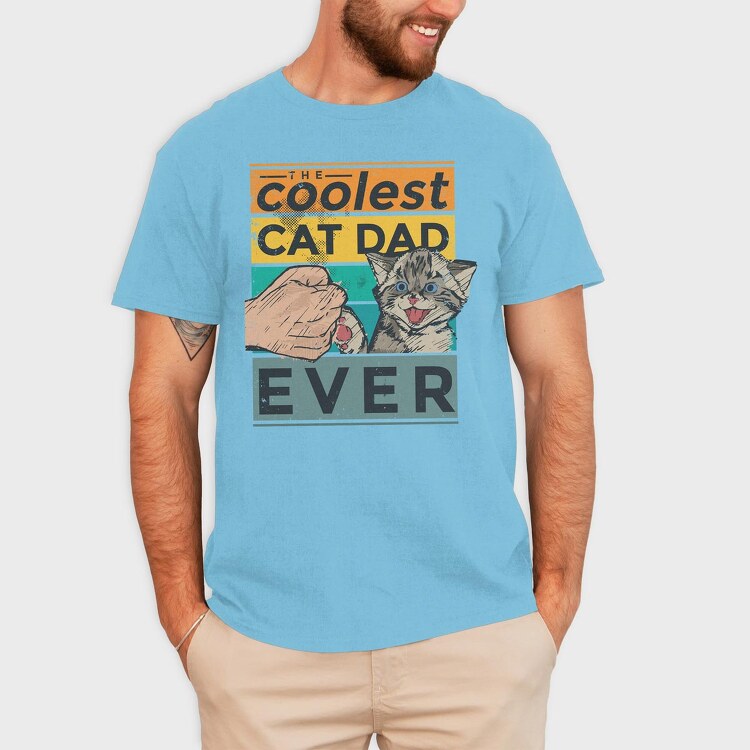 Cat Hug, Unisex Men's T-Shirt