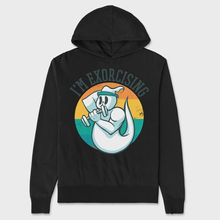 Ghost Big Arms, Unisex Men's Hoodie