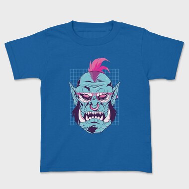 Orc Vaporwave, Kids' T-Shirt