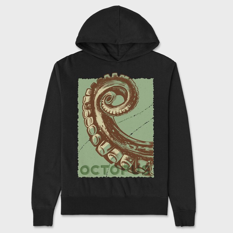 Octopus, Unisex Men's Hoodie
