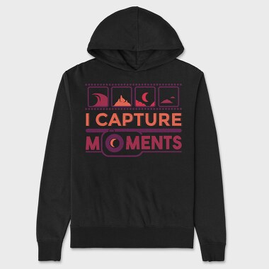 I Capture Moments, Unisex Men's Hoodie
