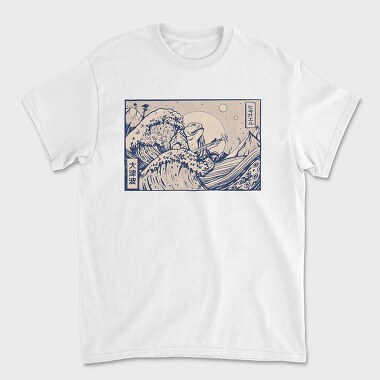 Ukiyowave Toad, Unisex Men's T-Shirt