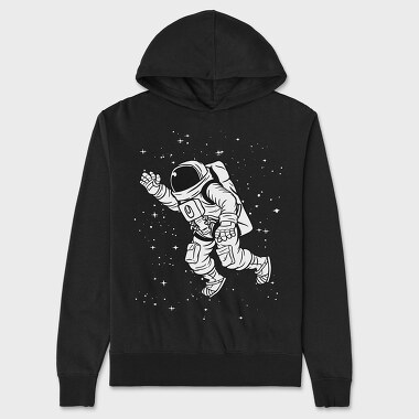 Astronaut, Unisex Men's Hoodie