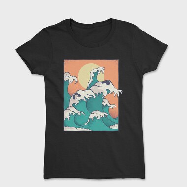 Waves Face, Women's T-Shirt
