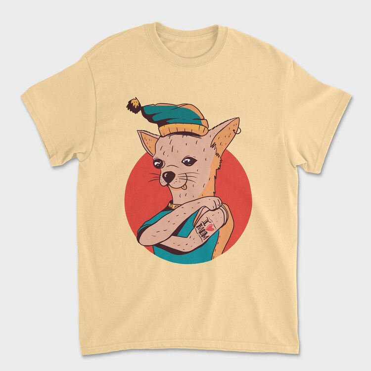 Chihuahua, Unisex Men's T-Shirt