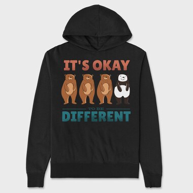 It's Ok to be Different, Unisex Men's Hoodie