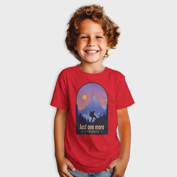 Hiker Landscape, Kids' T-Shirt